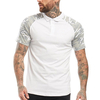 Été extérieur Classic chemise hommes coton solide à manches courtes respirant t-shirt de loisirs