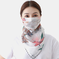 Été Impression à séchage rapide Masque de cou Écran solaire Écharpe Équitation extérieure Masque facial Respirant