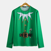 T-shirts de Noël à manches longues pour hommes,  mode 3D