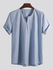 T-shirts de sport unisexe en coton de couleur unie confortables pour hommes