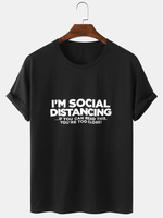 T-shirts en coton à manches courtes et col rond pour homme