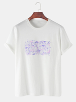 T-shirts en coton respirant à manches courtes