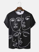 T-shirts graphiques décontractés pour hommes