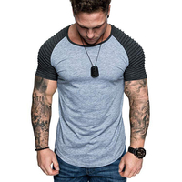 T-shirts pour hommes T-shirts à col rond Séchage rapide Élasticité Basketball Vêtements de sport Fitness Gym Running Che