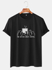 T-shirts ras du cou à manches courtes pour hommes