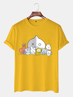 T-shirts respirants à manches courtes et col rond pour hommes