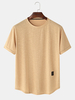 T-shirts respirants à manches courtes pour hommes,  4 couleurs
