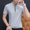 T-shirts sport à manches courtes Slim Lapel pour hommes