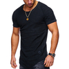 T-shirts décontractés à manches courtes en coton à la mode pour hommes