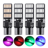 T10 6W voiture LED Feu de gabarit latéral Lumières Canbus Erreur Largeur libre Flash Ampoule 1 Pcs