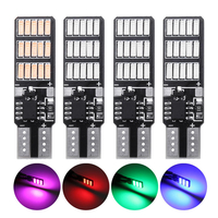 T10 6W voiture LED Feu de gabarit latéral Lumières Canbus Erreur Largeur libre Flash Ampoule 1 Pcs