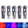 T10 W5W 194 Super Bright 6W LED Feu de gabarit côté voiture Ampoule de frein à queue auto compensée Dome Lampe