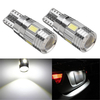 T10 W5W 5630 LED Feu de balisage latéral de voiture Canbus Lampe de coin sans erreur 12V 2.5W Blanc