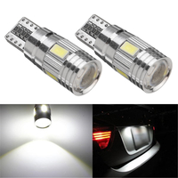 T10 W5W 5630 LED Feu de balisage latéral de voiture Canbus Lampe de coin sans erreur 12V 2.5W Blanc