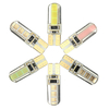 T10 W5W COB LED Feux de gabarit de cale latérale de voiture Ampoule de licence sans erreur Canbus Soft Gel 2W 1Pcs