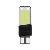T10 W5W COB LED Feux de position latéraux de voiture Lampe Ampoule à compenser Canbus Aucune erreur 6W 12V Blanc 1pcs