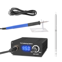 T12 LED Station de soudage 8S Fer à souder électronique à chauffage rapide 200-450 ℃ 100-240V avec poignée 9501