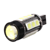 T15 7W LED Rétroéclairage / rétroéclairage de la voiture blanche avec lentille
