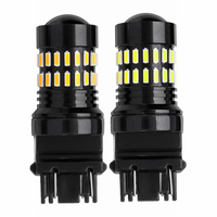 T25 3157 48LED voiture feux diurnes ampoule clignotant lampe de frein