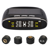 T3 énergie solaire TPMS alerte de température LCD affichage système de surveillance dalarme de pression des pneus d