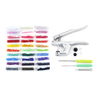 T5 30 couleurs Attache Snap Set Bouton pression Colorful Boutons de vêtements en résine plastique