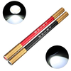 T6 2000LM 3Mode Golden Cudgel Zoomable LED Lampe de poche 18650