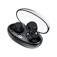 T62 TWS Écouteurs sans fil Bluetooth 5.2 Écouteur LED Mini casque portable à affichage numérique avec micro