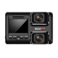 T692 2, 0 pouces 1080P FHD WiFi intégré GPS Surveillance de stationnement à double lentille DVR de voiture dissimulé