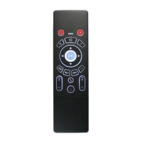 T6C Air Mouse clavier rétro-éclairé arc-en-ciel avec pavé tactile 2.4Ghz télécommande sans fil pour Smart TV Box / proje
