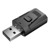 T7 bluetooth 5.0 émetteur récepteur Audio 2 en 1 adaptateur sans fil stéréo USB AUX pour lecteur CD de voiture TV PC cas