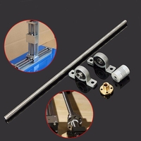T8 300mm vis en inox de plomb en acier avec couplage de l