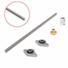 T8 Vis de 300mm avec bloc de palier et accouplement d