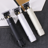 T9 Sculpture Push Blanc Petit Fader Tête Dhuile Clipper Électrique Rechargeable Électrique Tondeuse À Cheveux
