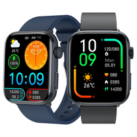 T92 1.85inch HD Screen Non-invasive Blood Sugar HRV Detection Meto Function SOS Emergency Call bluetooth Call Heart Rate