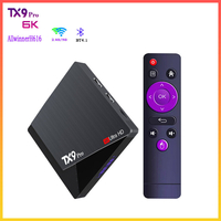 T95 H616 PRO 1 + 8 Go Décodeur Double 5G WiFi Android 10.0 Bluetooth 4.0 6K HD TV Box