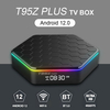 T95Z PLUS tv box android 12.0 Allwinner H618 2.4G & 5G BT5.0 WIFI6 32G décodeur 6k lecteur multimédia de décodage vidéo