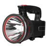 T984 Portable LED lampe de poche forte lumière projecteur USB charge torche LED avec affichage de puissance