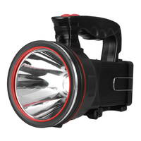 T984 Portable LED lampe de poche forte lumière projecteur USB charge torche LED avec affichage de puissance