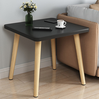 Table basse carrée simple de 50/60 cm,  petite table,  installation facile,  grande capacité de chargement