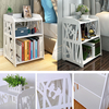 Table de chevet blanche moderne Double hirondelle armoire de rangement couloir organiser étagères