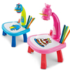 Table de dessin de Projection intelligente LED Colorful tableau de peinture Arts lampe projecteur Table dapprentiss
