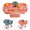 Table de jeu de pêche Interaction parent-enfant Jouet de puzzle éducatif précoce avec 6 lumières de canard et musique po