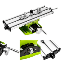 Table de travail composée de fraisage à 2 axes banc coulissant croisé perceuse étaux montage bricolage