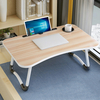 Table pliante pour ordinateur portable avec trou pour fente Table pour ordinateur portable Dortoir étudiant pour canapé