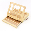 Tableau Chevalet Tiroir Pin Bois Artiste Chevalet Peinture Stand Artisanat Art Croquis Boîte Conseil Bureau Durable Plan
