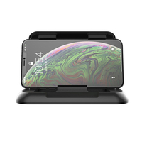 Tableau de bord de support de téléphone de voiture de style de fibre de carbone