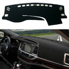 Tableau de bord noir Dashmat Dash Sun Cover Pad Pad pour Toyota Highlander 2017 2018