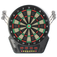 Tableau de dard électronique professionnel de 18 pouces Bullseye 4 LED Affichage 243 méthodes de jeu
