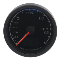 Tableau de turbine dautomobile multi LCD de jauge de poussée daffichage numérique de 12V 2.5" 62MM LED