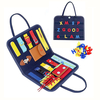 Tableau occupé Montessori Jouets sensoriels Activité dentraînement de motricité fine Tableau de développement avec